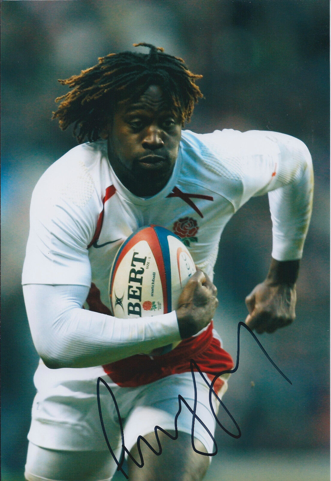 Paul SACKEY Signed Autograph 12x8 Photo Poster painting AFTAL COA RUGBY RFU England Authentic