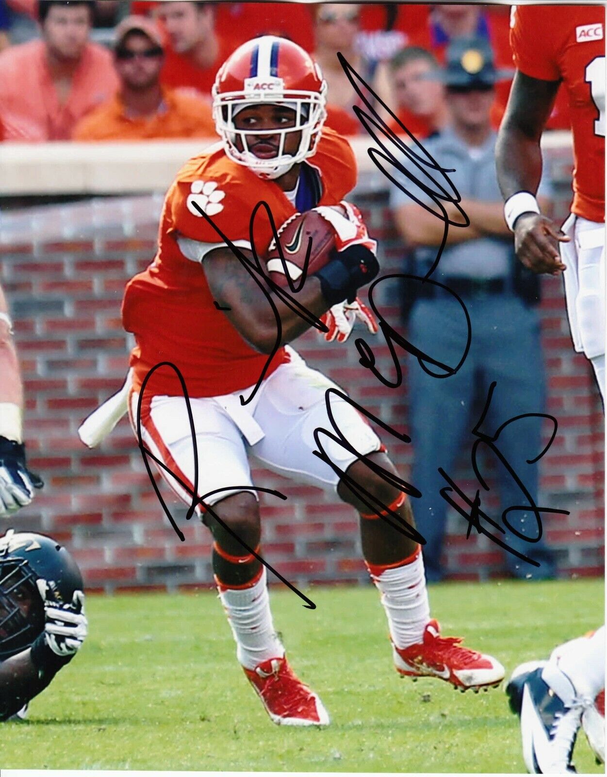 Roderick McDowell #0 8x10 Signed Photo Poster painting w/ COA Clemson Tigers