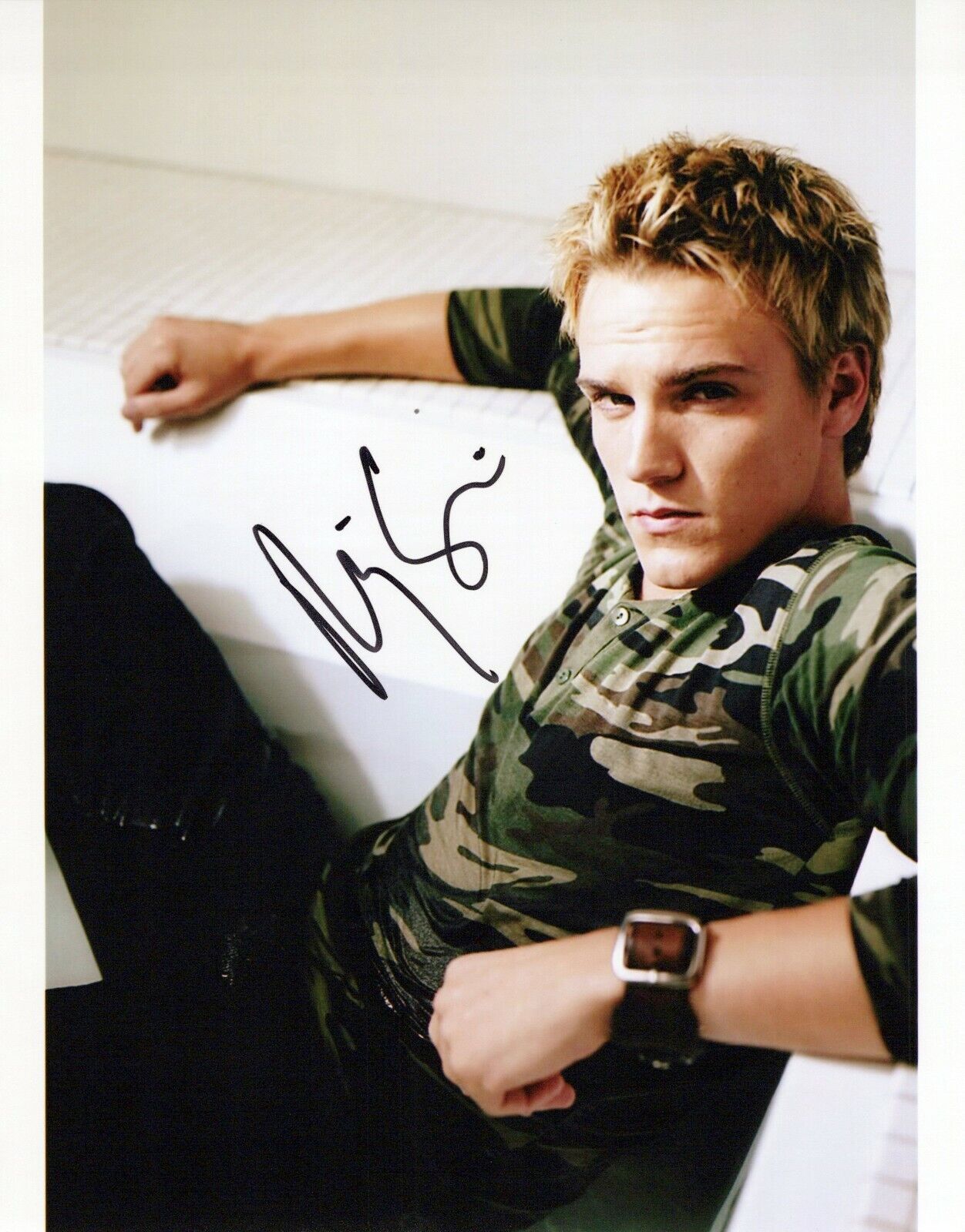 Riley Smith head shot autographed Photo Poster painting signed 8x10 #9