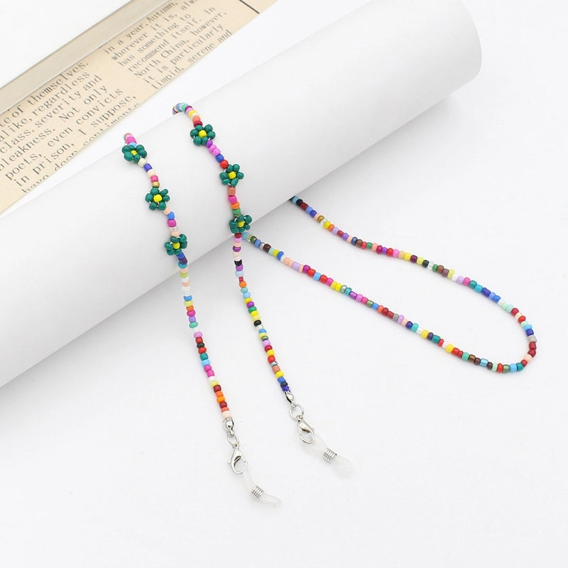 Casual Minimalist Geometric Crystal Unisex Glasses Chain