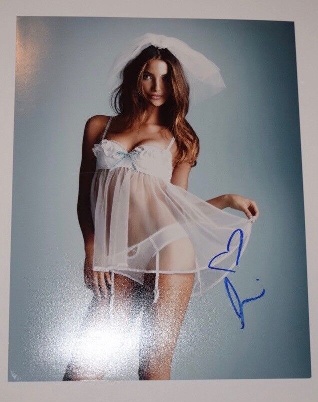 Lily Aldridge Signed Autographed 11x14 Photo Poster painting SI Swimsuit Model Hot Sexy COA VD