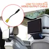 USB To CVBS RCA Video Cable 2 CVBS Output USB To RCA Cable Car Radio Accessories