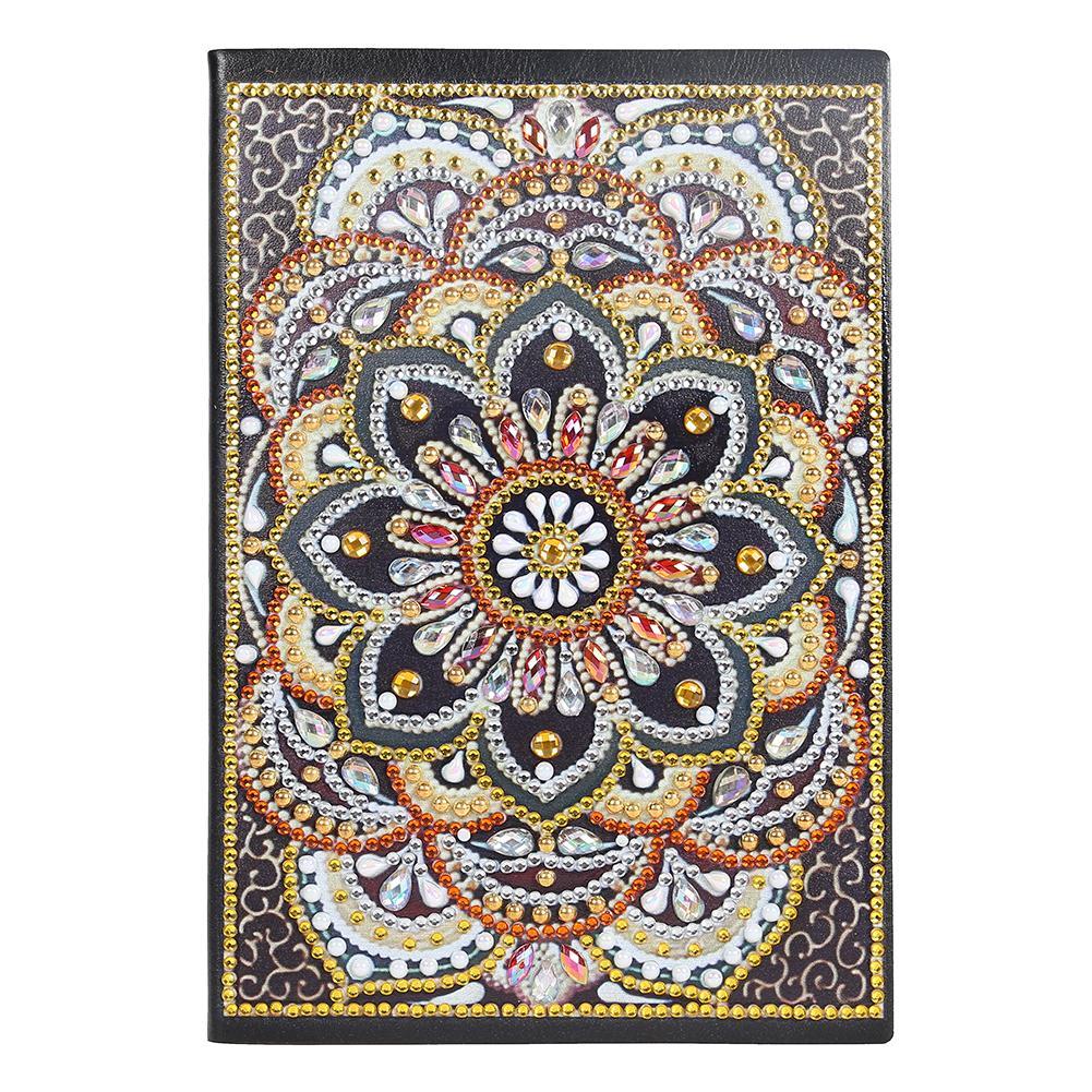 

Mandala-DIY Creative Diamond 50 Pages A5 Notebook, 501 Original