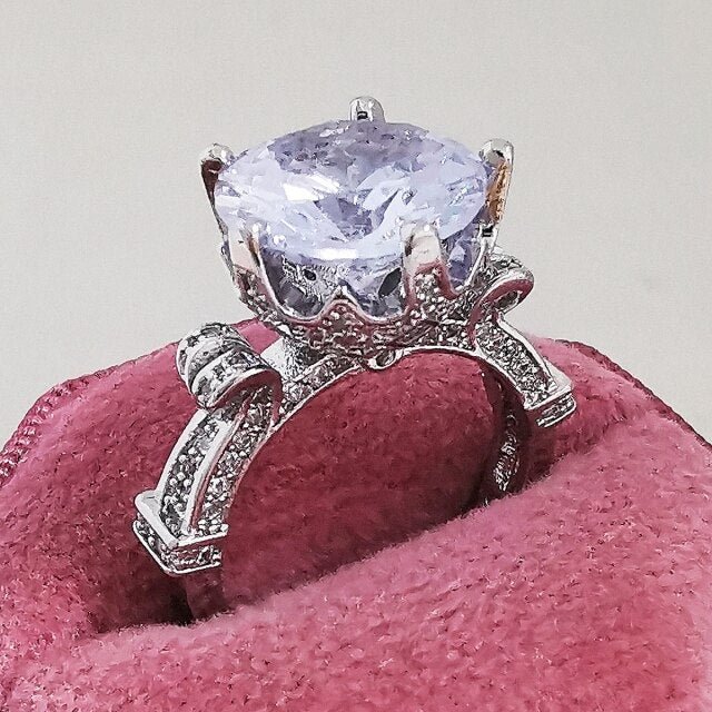 YOY-Luxury Vintage Engagement Marriage Ring