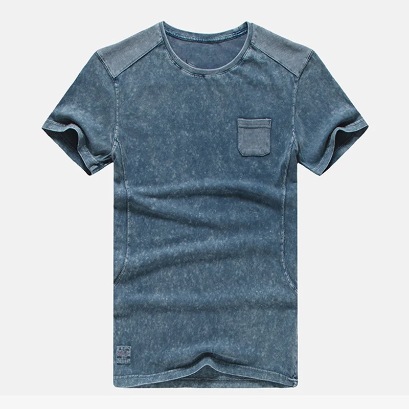 Field Military Cotton Scrub Washed Slim Fit Casual T-Shirt