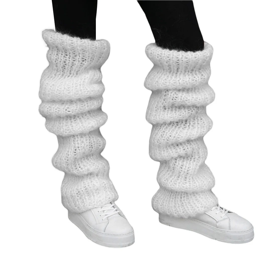 Zingj Zingj Hair Long Pile Socks Female Fashion Casual Y2K Knit Pile Socks Cover 2282
