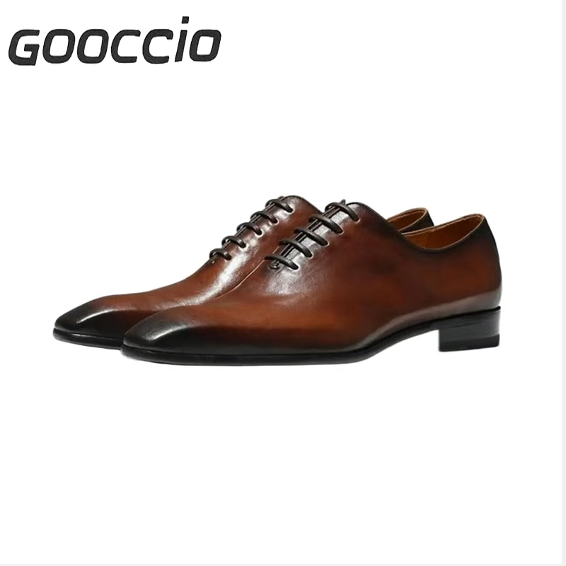 TF195 Kangroo Leather Dress Shoes/Oxford Shoes For Men  GOOCCIO   