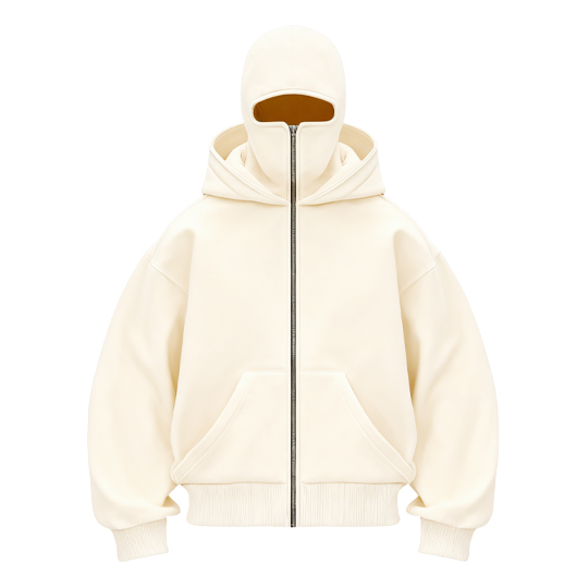 Winter Balaclava Zip Hoodie For Outdoor Activities Hiking Travel Running