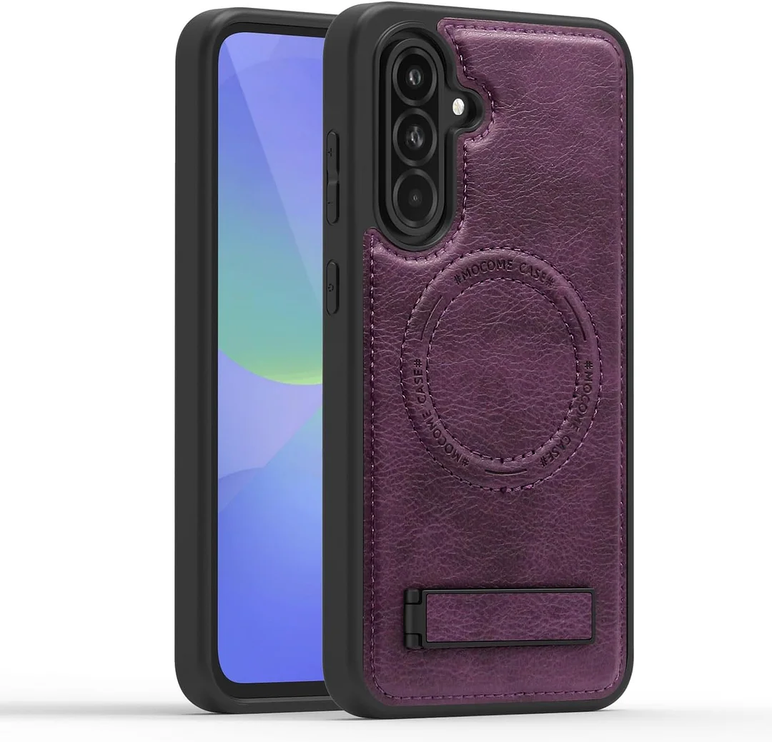 Samsung Galaxy Z Fold 6 Leather Case Magnetic Protective Case Holder Phone Case
