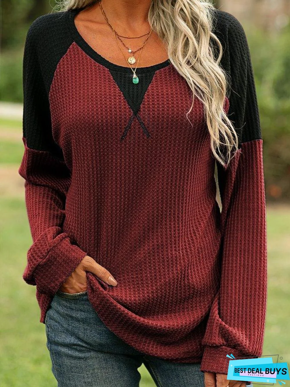 Casual Crew Neck Shirts & Tops