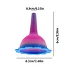 Gradient Color Diamond Painting Organizer Funnel Morning Glory Design Portable Drill Funnel for DIY Craft Easy Transfer Tools (Style A)