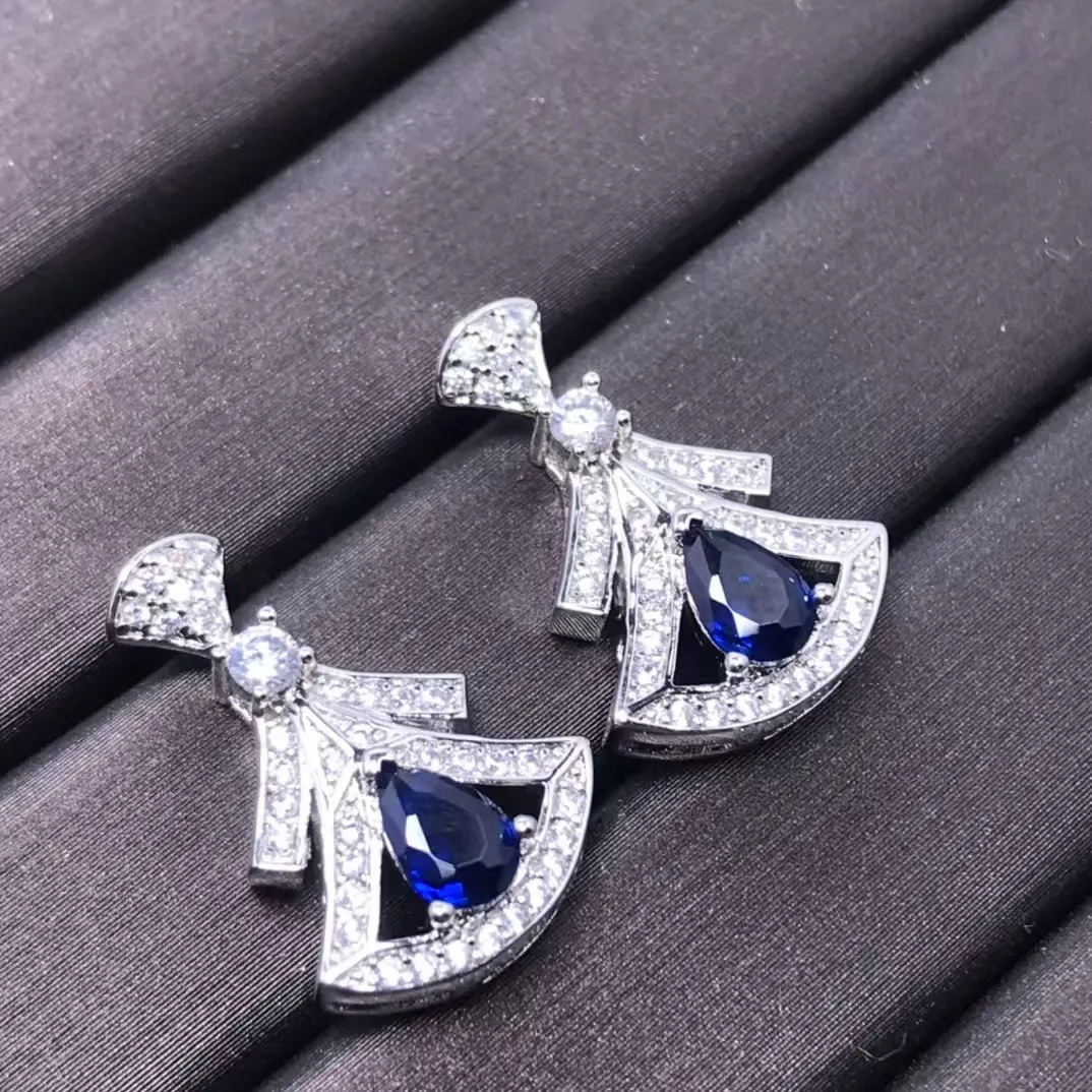 Bvlgari Divas&rsquo; Dream Earrings - Navy Teardrop Diamond