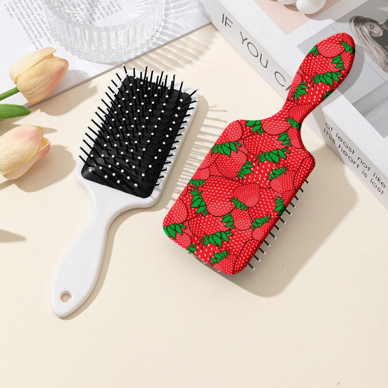 Minimalist Fruit Strawberry Pineapple ABS Hair Comb 1 Piece