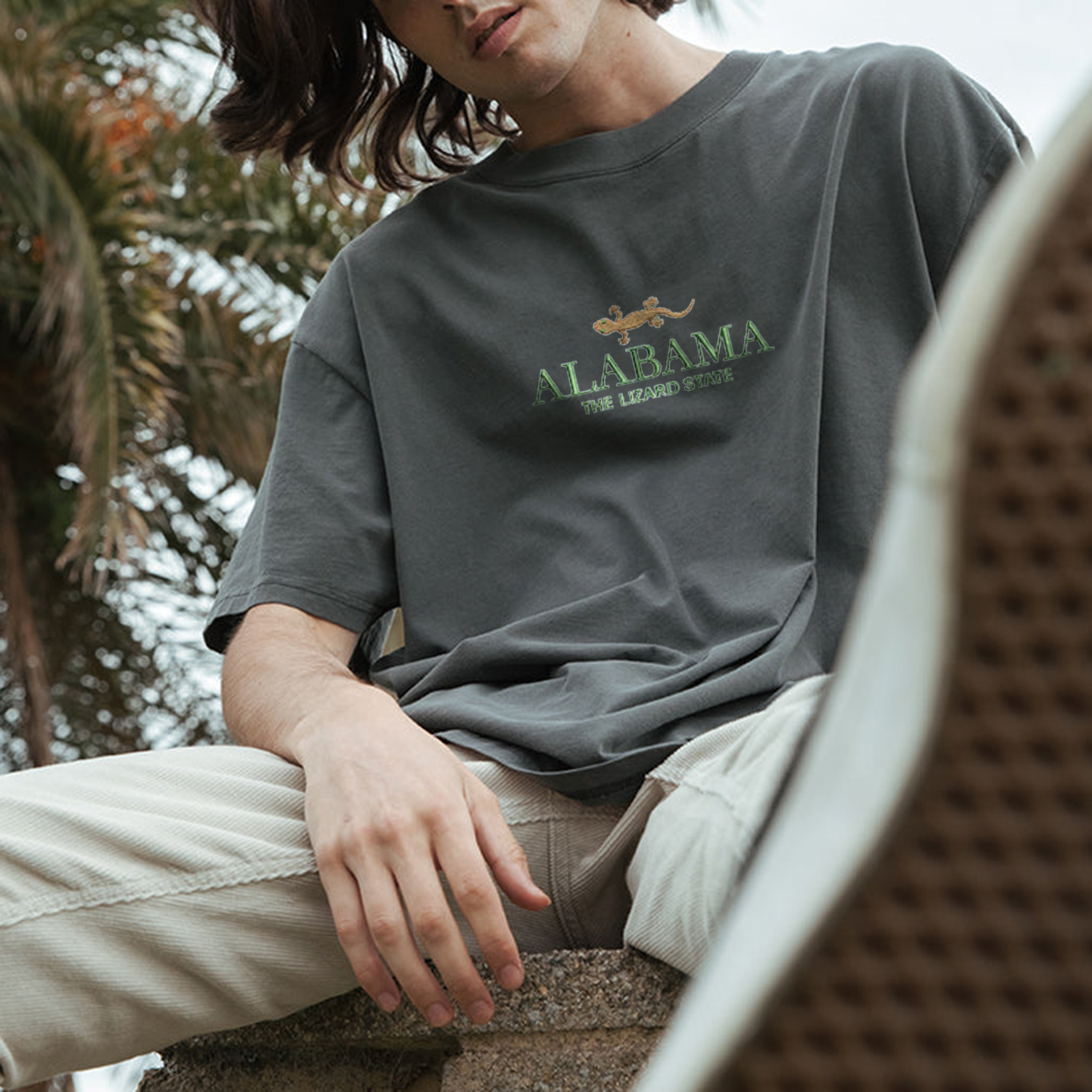 Outdoor Alphabet Animal Print T-shirt