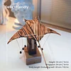 MarinerPoet&trade; Handcrafted Wooden Manta Ray Automaton