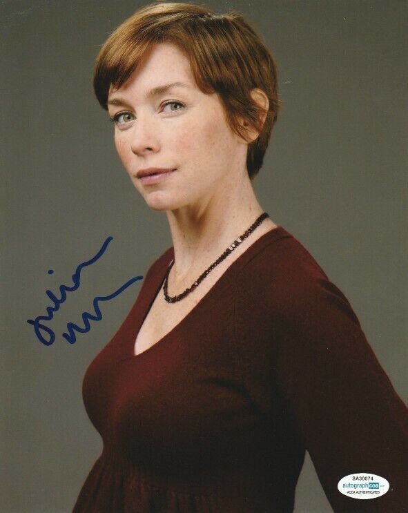 JULIANNE NICHOLSON SIGNED 8x10 Photo Poster painting EYEWITNESS LAW & ORDER ACOA COA EXACT PROOF