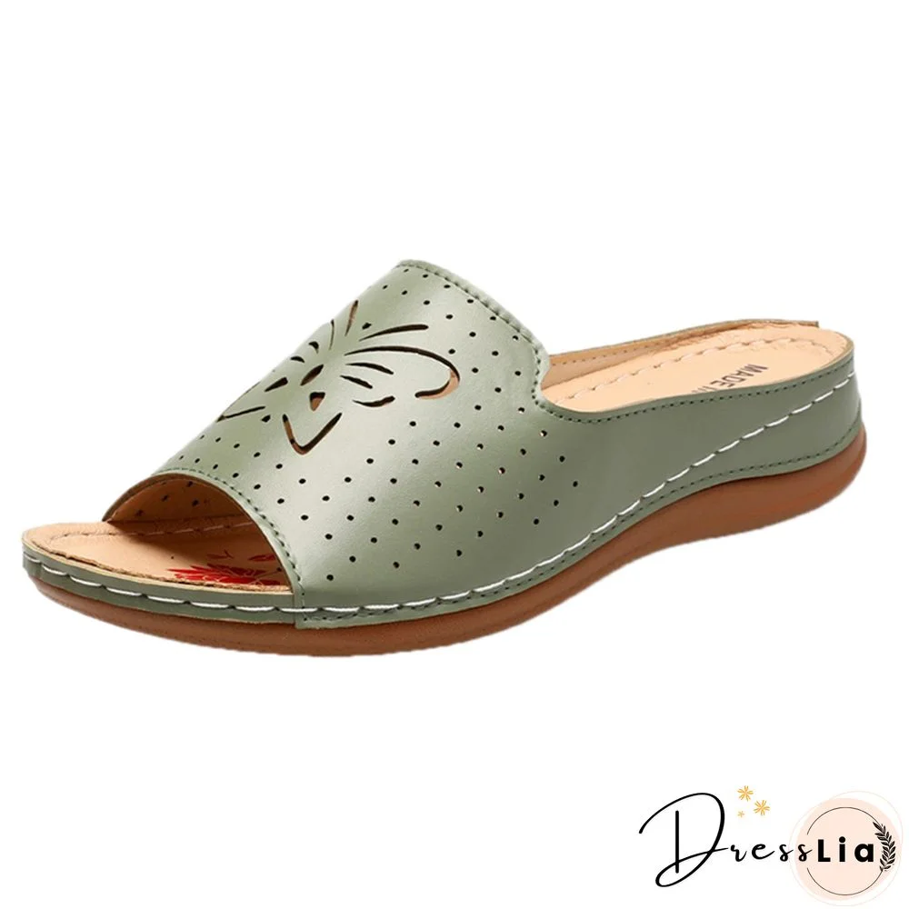 New Shoes Sandals Women Outdoor Walking Shoes Retro Ladies Shoes Slip On Women Shoe Slipper Female Zapatillas Muje Footwear