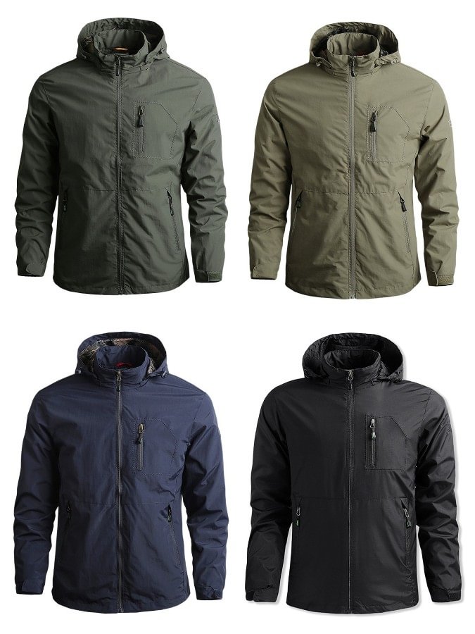 Men's Thin Mountaineering Jacket Windproof Sports Coat