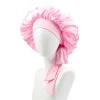 Stylish Satin Elastic Ribbon Beauty Hat Salon Sleeping Hat
