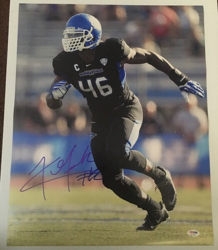 Khalil Mack Signed Autographed 16x20 Photo Poster painting Oakland Raiders Buffalo PSA/DNA COA 9