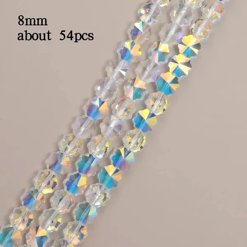 1 Set Hole 1~1.9mm Glass Geometric Beads