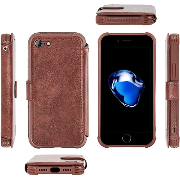 VANAVAGY iPhone SE 2022/iPhone SE 2020 Wallet /iPhone 8/iPhone 7 Wallet Case 4.7 inch