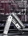 Stainless Steel Nostalgic Retro Classic Old-Fashioned Windproof Mechanical Kerosene Lighter