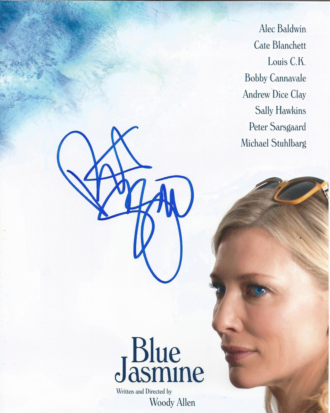 PETER SARSGAARD SIGNED AUTHENTIC BLUE JASMINE GARDEN STATE 8X10 Photo Poster painting w/COA