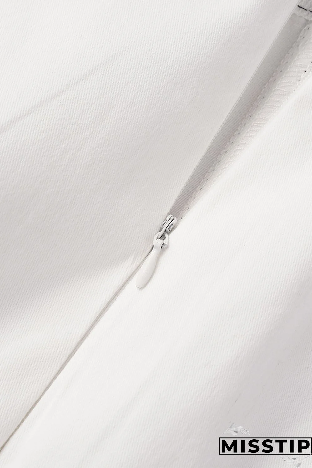 White Casual Solid Patchwork Turndown Collar Long Sleeve Two Pieces