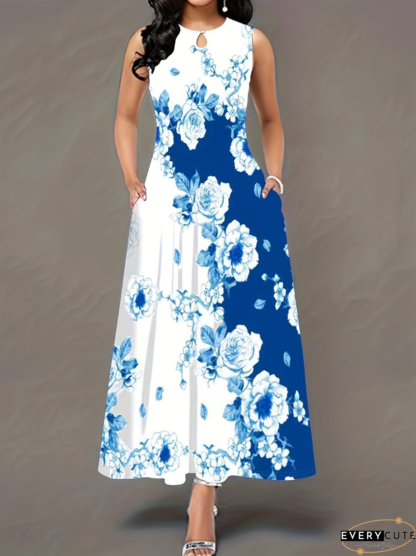Plus Size Floral Dress