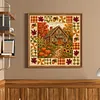 Stamped Cross Cross cross stitch kit for Adults Harvest Cabin Scene 11CT 45x45cm tapestrymarket