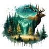 Forest Deer - Full Round Drill Diamond Painting