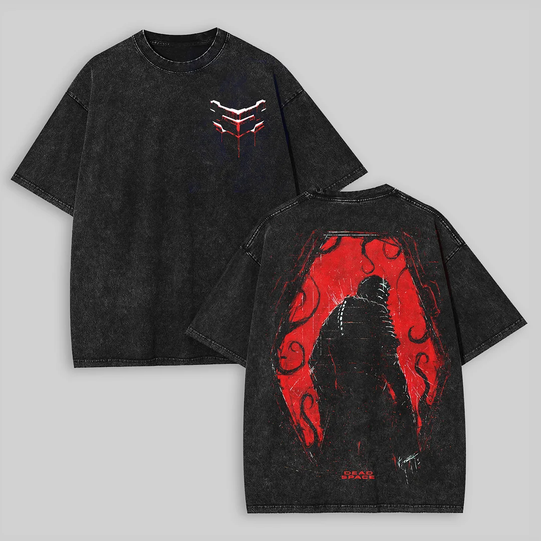 Dead Space Printed Unisex Washed T-Shirt