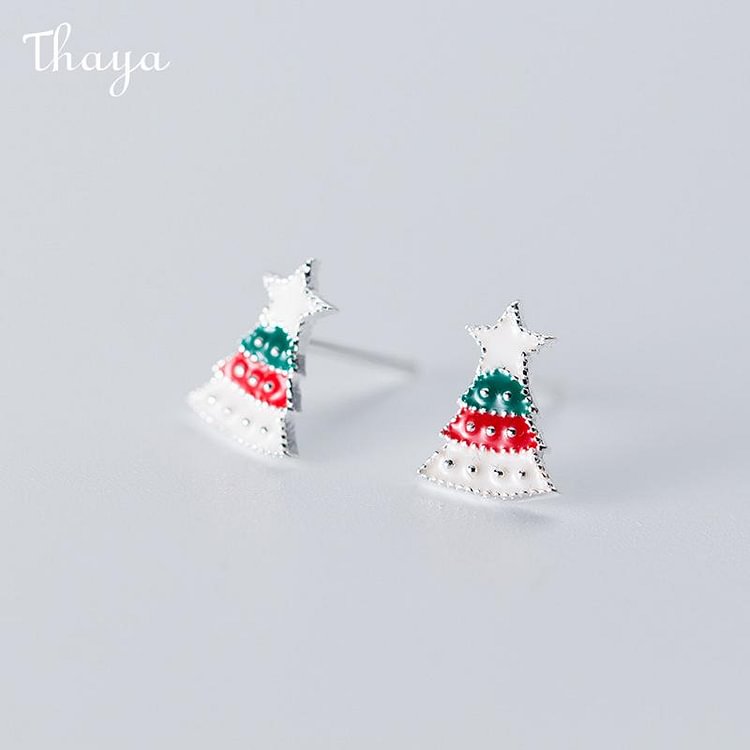 Thaya 925 Silver Christmas Seriers Earrings