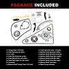 Timing Chain Kit Engine Water Pump Fit for 06-10 Equinox Malibu HHR Cobalt Captiva Sport 2.0L 2.2L 2.4L, for 2011-2015 Regal Verano 2.4L for Gmc Terrain for 06-09 G6/G5/Solstice 2.4L, for 06-09 Saturn