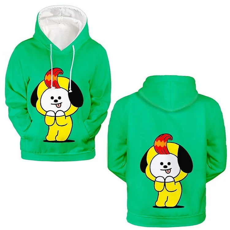 Christmas Sale BT21 Universtar Print Hoodie