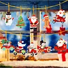 10pcs/set Diamond Painting Hanging Ornament Single Side 5D DIY Cartoon Christmas Gift Kits