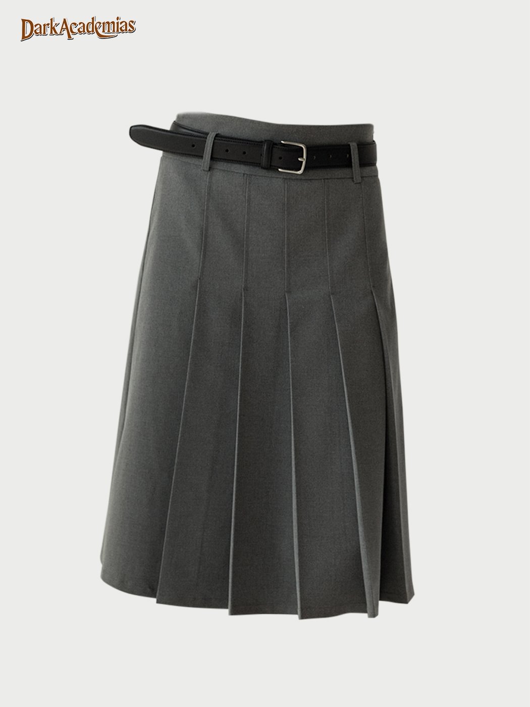 College Vintage Pressed Pleated Suit Skirt