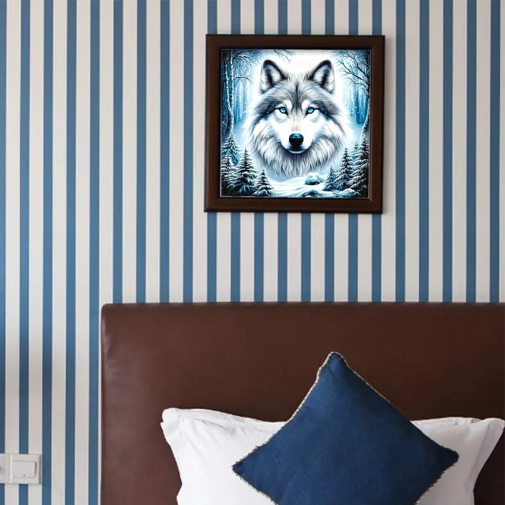 Diamond Painting - Full Round Drill - Wolf(Canvas|40*40cm)