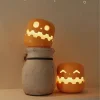 Pumpkin Night Light - Fun and Creative Gift, Atmosphere Light. Rechargeable, Adjustable Brightness And Timer