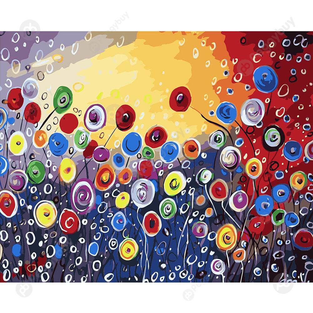 

40*50CM Paint By Numbers-Flowers, 501 Original