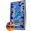 Detroit Lions-Full Round Diamond Painting 30*55CM