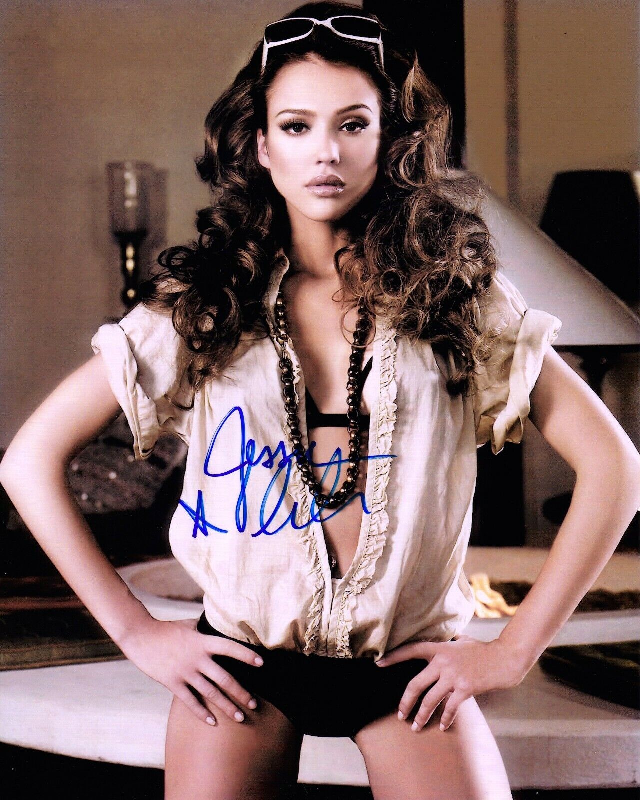 Jessica ALBA - SIGNED Autograph 10x8 Photo Poster painting