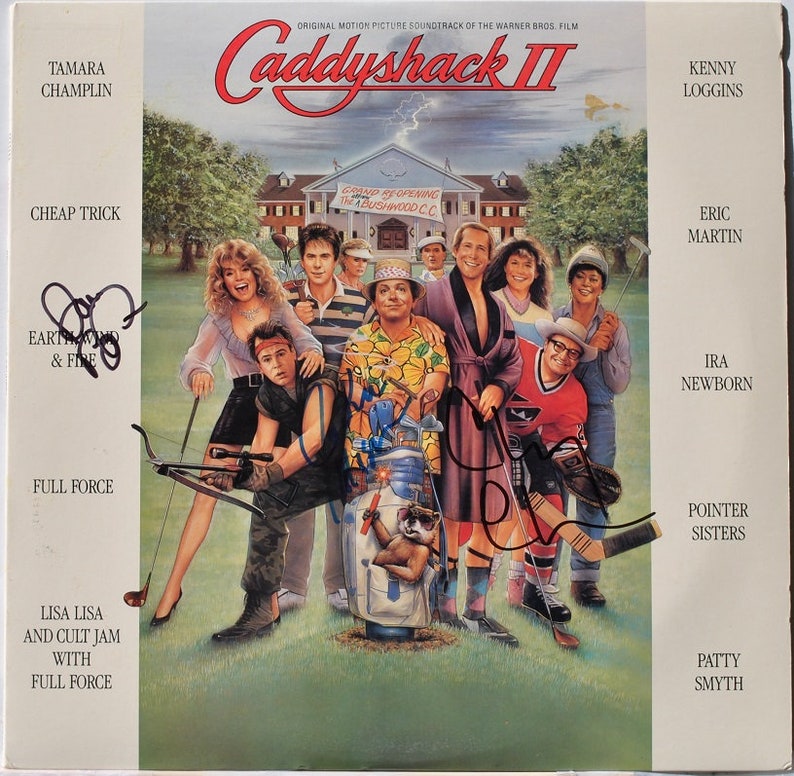 CADDYSHACK CAST SIGNED Album X3 Chevy Chase, Dan Aykroyd, Jackie Mason wcoa