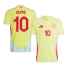OLMO #10 Spain Away Soccer Jersey EURO 2024