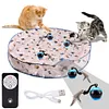 Interactive Cat Toys Ball Fast Rolling in Pouch Funny Cat Toys for Indoor Cats