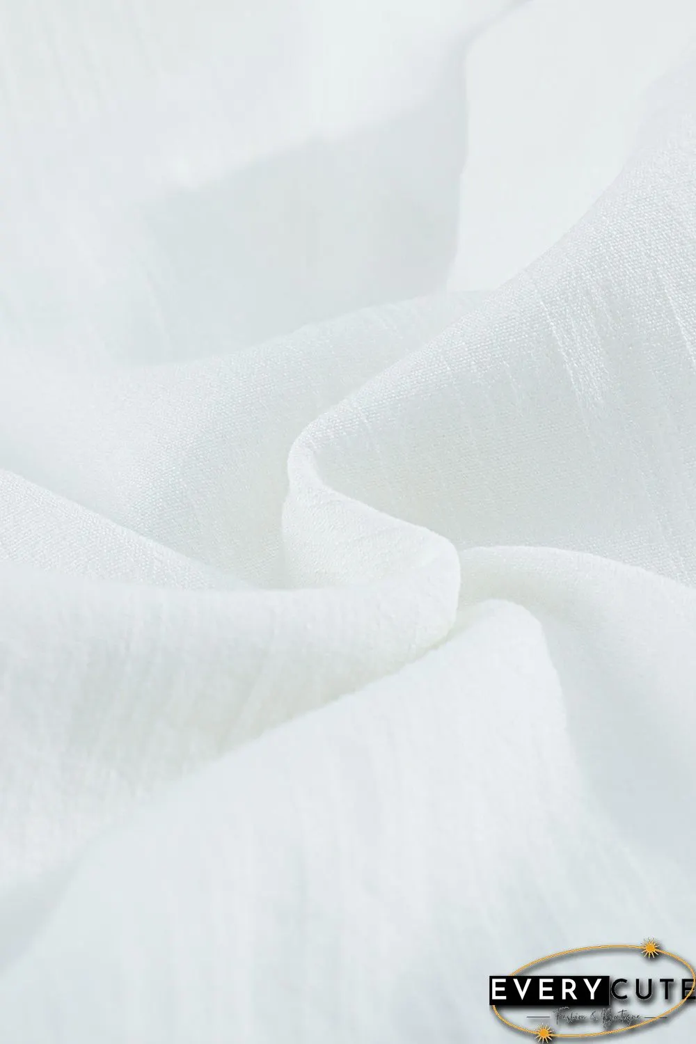 White Buttoned Long Sleeve Shirt with Pocket