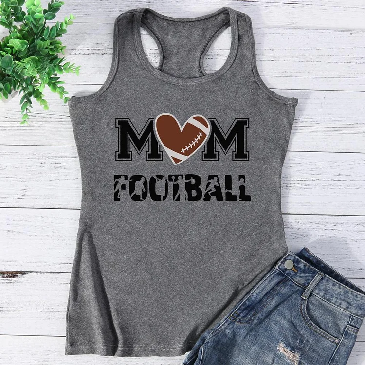 Mom football Vest Top-Annaletters