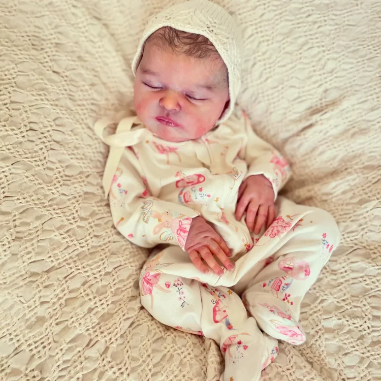  [New] 20" Silicone Vinyl Body Reborn Girl Doll Named Bestia with Painted Hair - Reborndollsshop®-Reborndollsshop®