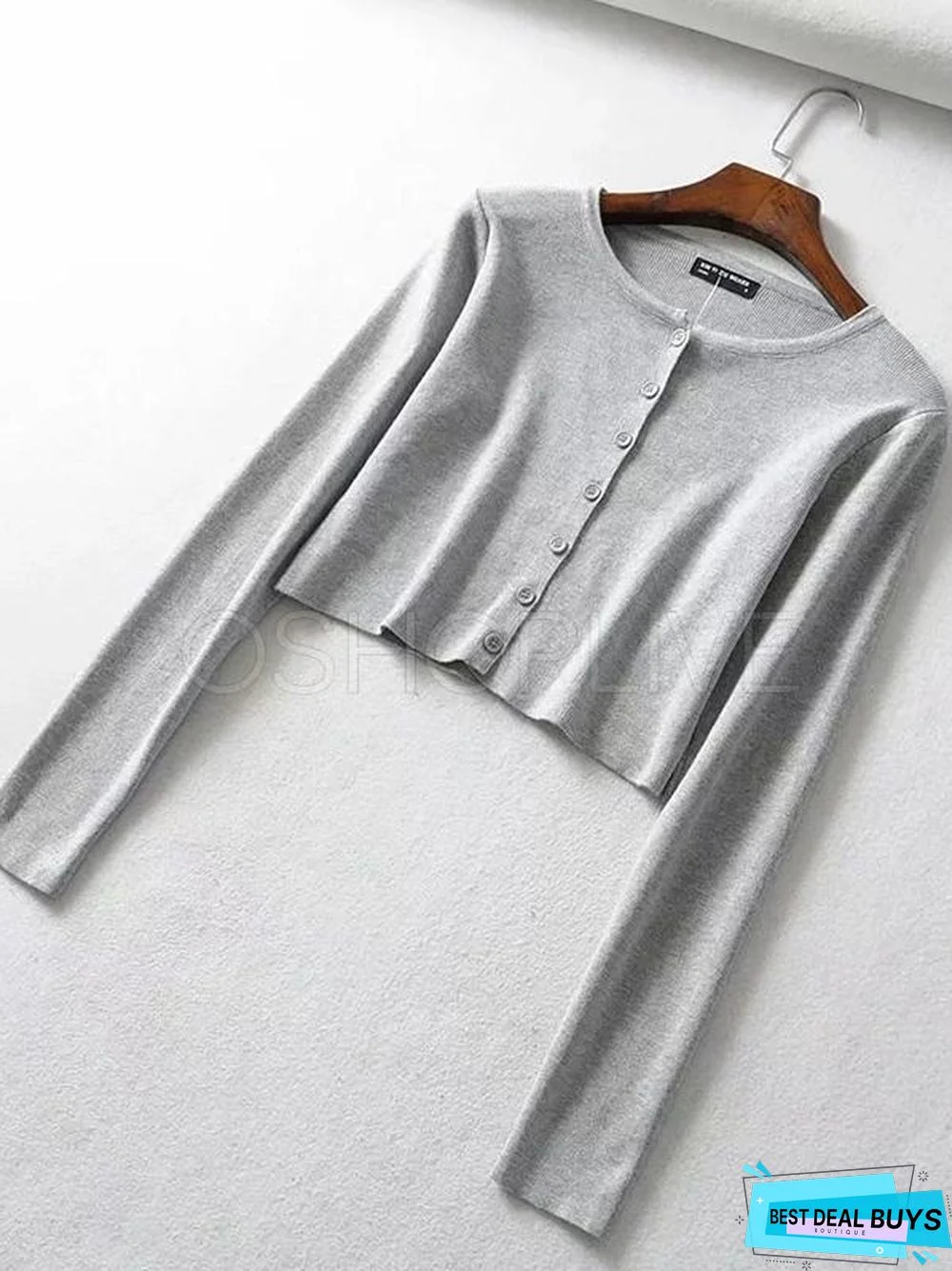 Sexy Plain Short Knitwear